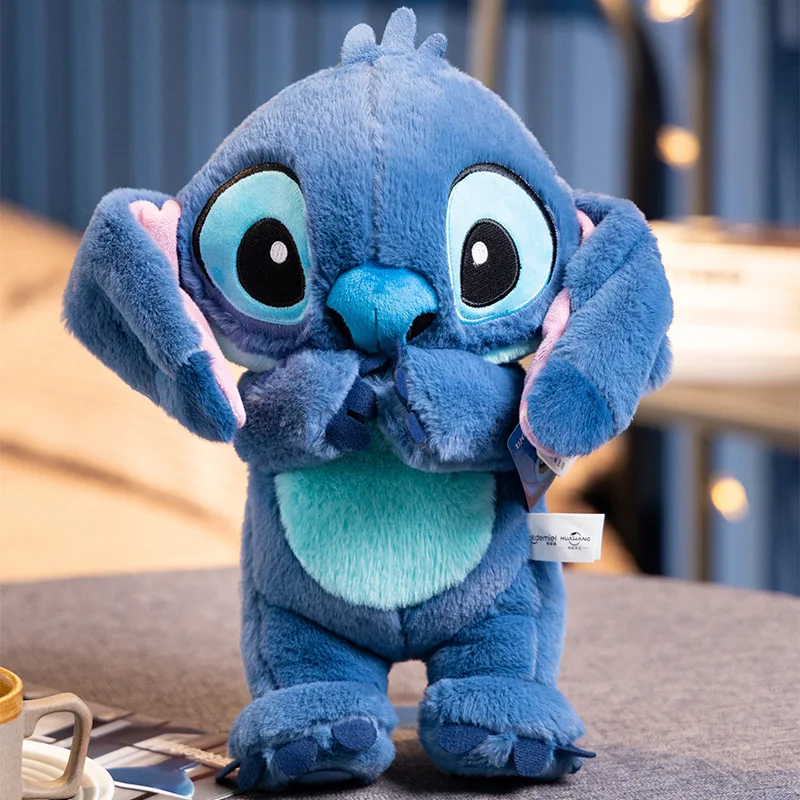 40cm Blue Stitch Stuffed Animal Plush Toys Soft Kawaii Disney Lilo And Stitch  Doll Gifts For Girlfriend Children Free Shipping - AliExpress