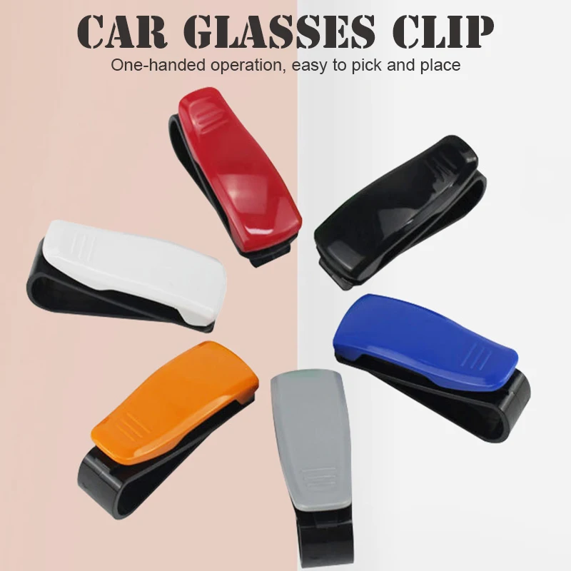 자동차 선 바이저 안경 홀더 클립 Skoda Superb Octavia A5 2 Fabia Rapid Yeti Citroen C4 C5 C3 Grand Picasso
