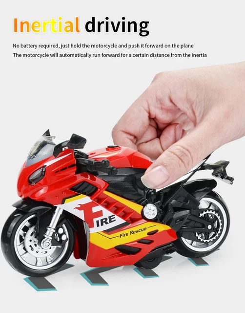 Pull Back Motorcycle Toy Pull-Back Motorcycle Toy With Zooming - Main Image