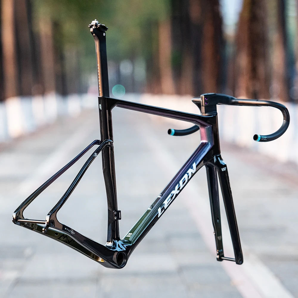 カーボンファイバーロードバイクフレーム,ディスクブレーキ,T1000