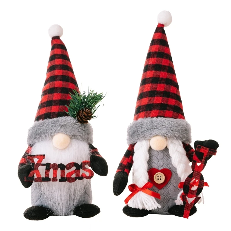 

Faceless Gnome Ornament Gnome withLetters for Christmas Decoration & FestiveAtmosphere in House & Business Gift new