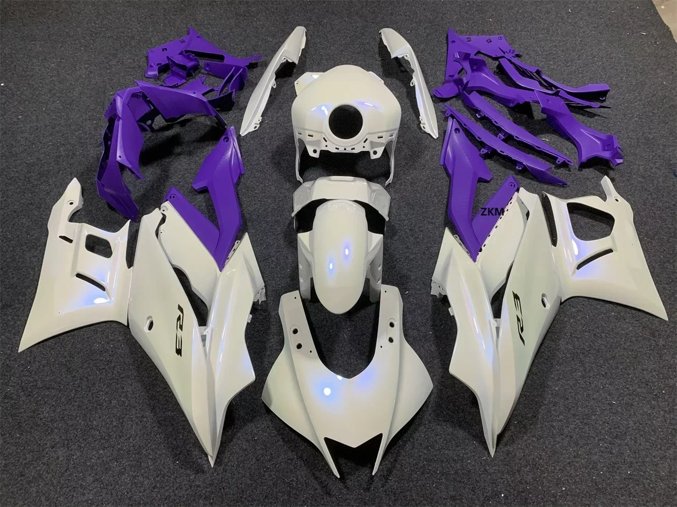

Motorcycle Fairing kit for Yamaha R3 19-23 R25 2019 2020 2021 2022 2023 Fairing matte purple