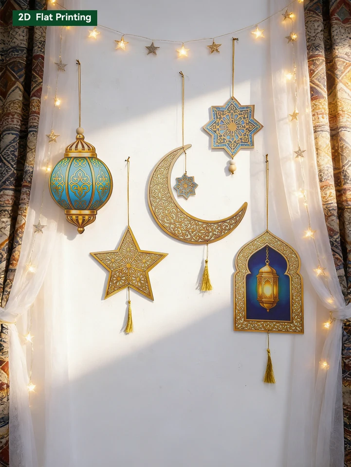 Houten hanger, ornament, 11 stuks, ramadan kareem decoratie, ster, maan, lantaarn, vorm, houten hanger voor moslim ramadan Eid Mubarak feestdecoraties Houten hanger, ornament, 11 stuks, ramadan kareem decoratie, ster, maan, lantaarn, vorm, houten hanger voor moslim ramadan Eid Mubarak feestdecoraties