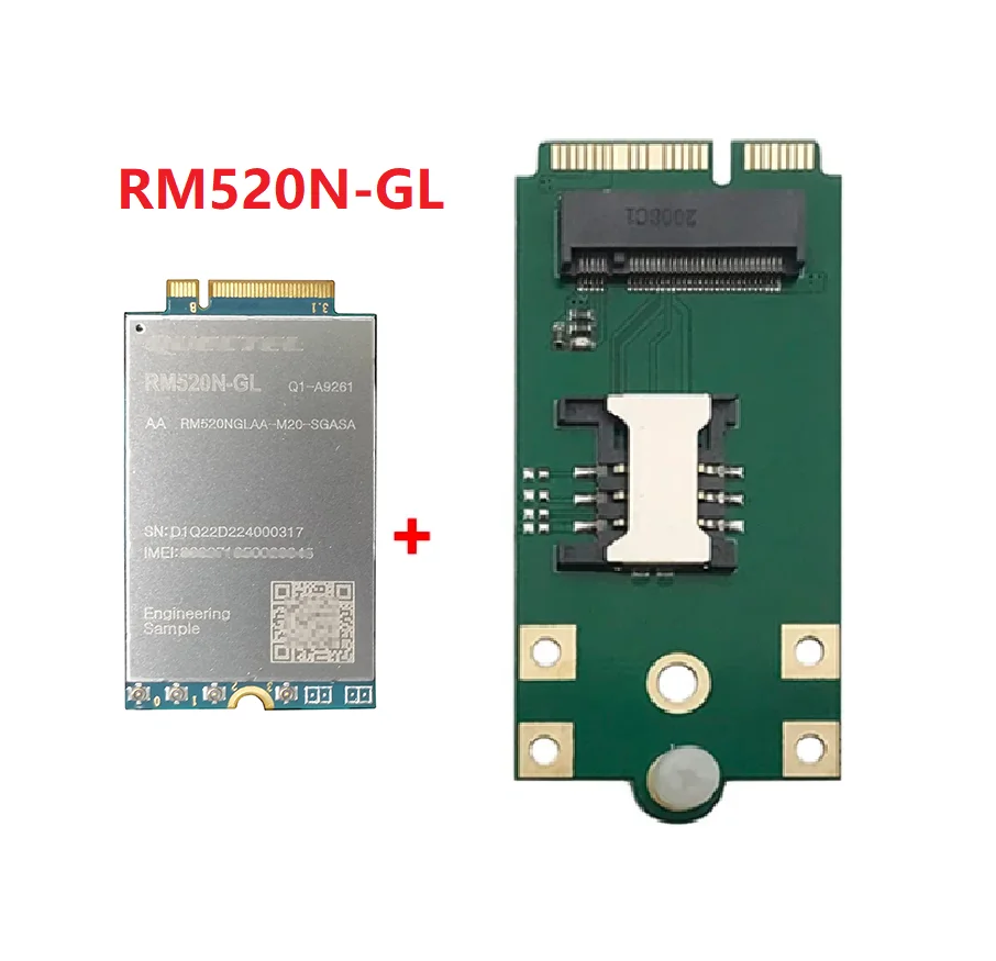 RM520n-GL 5G対応M.2 Key B WWANモジュールCPE For Quectel RM520N-GL RM551e-gl RM505Q-GL RM500Q-GL 5G M.2