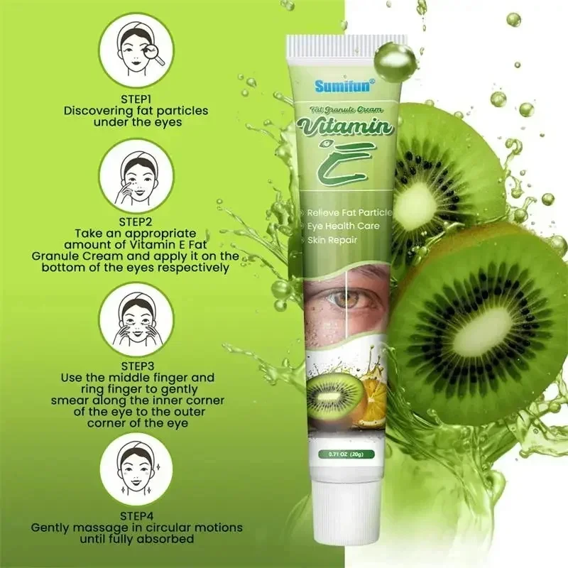 Eye Cream for Fat Granules Puffiness - Milia Remover Skin Repair