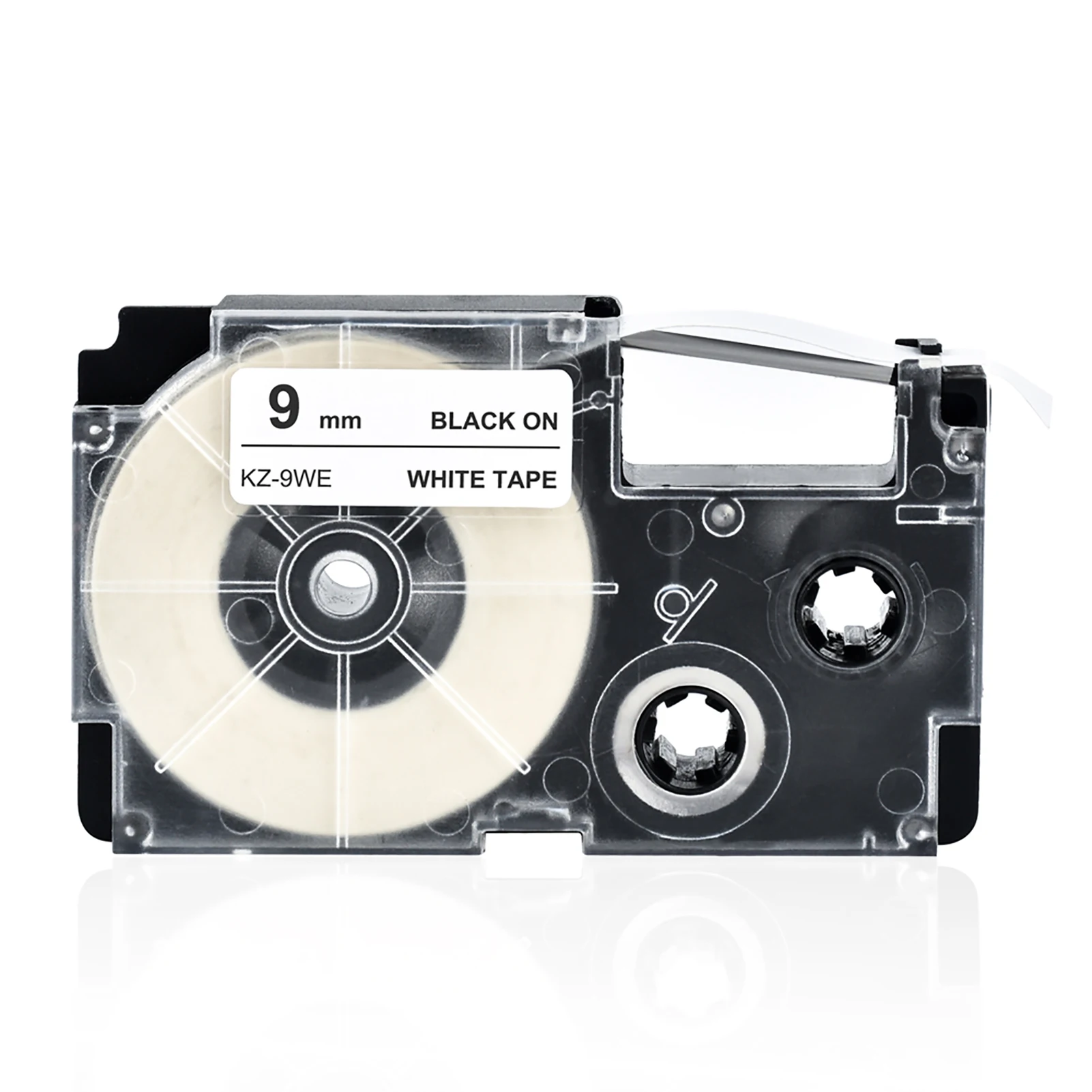 9mm Label Tape Compatible Tape Cartridge Ribbon Replacement for Casio KL-60 KL-100 KL-170 KL-120 KL-180 KL-780 KL-820 KL-7400 KL