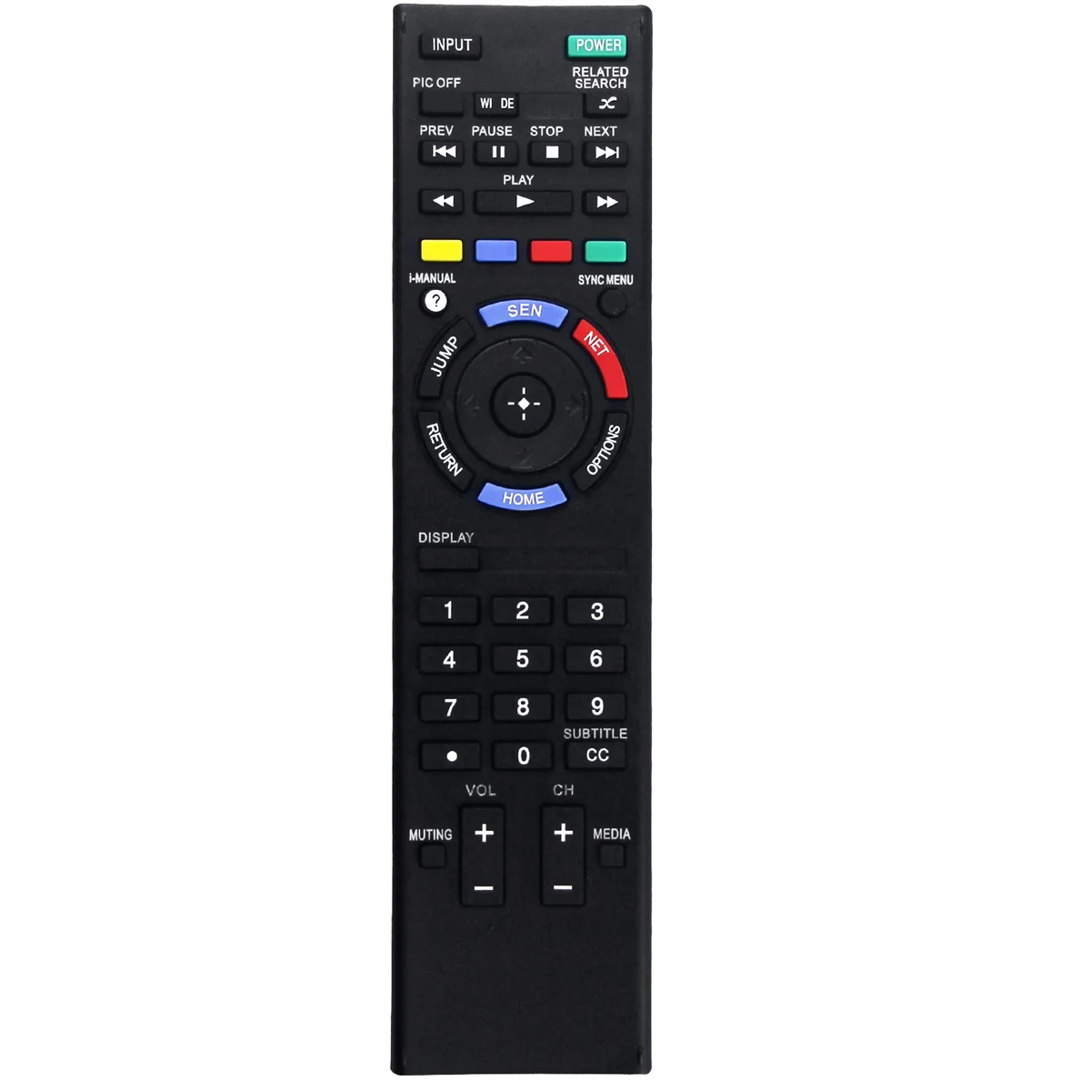

RM-YD089 Replace Remote for Sony TV KDL-32W600A KDL-32W650A KDL-42W650A KDL-42W651A KDL-46W700A KDL-50W700A KDL32W600A