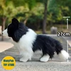 Border Collie Plush Toy High Fidelity Plushie Shepherd Dog Peluche Lifelike Stuffed Animals Simulation Doll Kawai Toy Gifts Kid 2