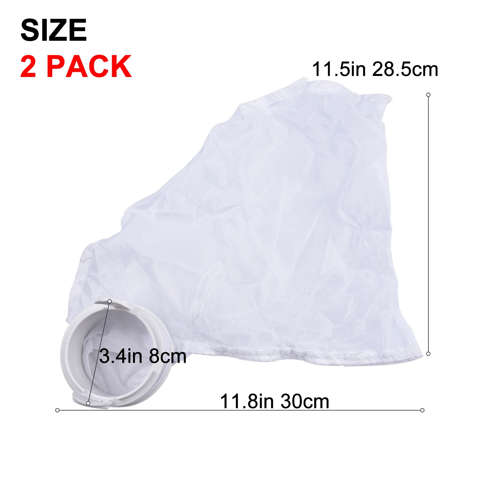 

2 Pack Pool Cleaner Bags All Purpose Filter Bag For Polaris 280 480 Part K13 K16 Garden Swimming Pool Tool Accessories