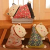 Cute Kawaii Fortune Cat Throw Pillow Blanket Dual Use Sofa Backrest Throw Pillow Office Car Seat Waist Protector Cushion Pillow 1