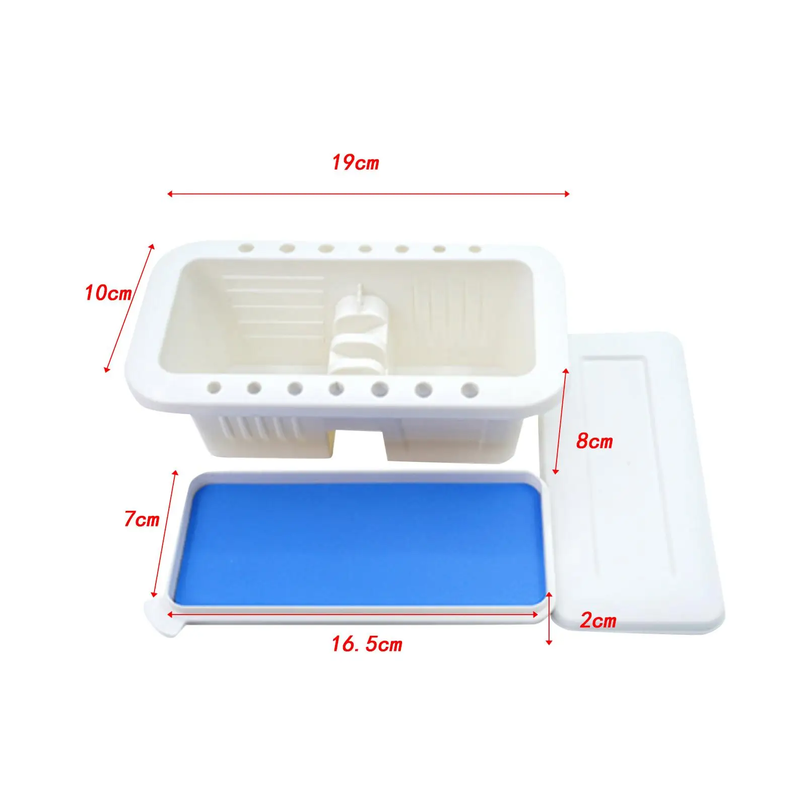 Model Painting Palette Moisturizing Box, Keeps Wet Paint Fresh Palette Box, Model Coloring Palette Paint Trays Box