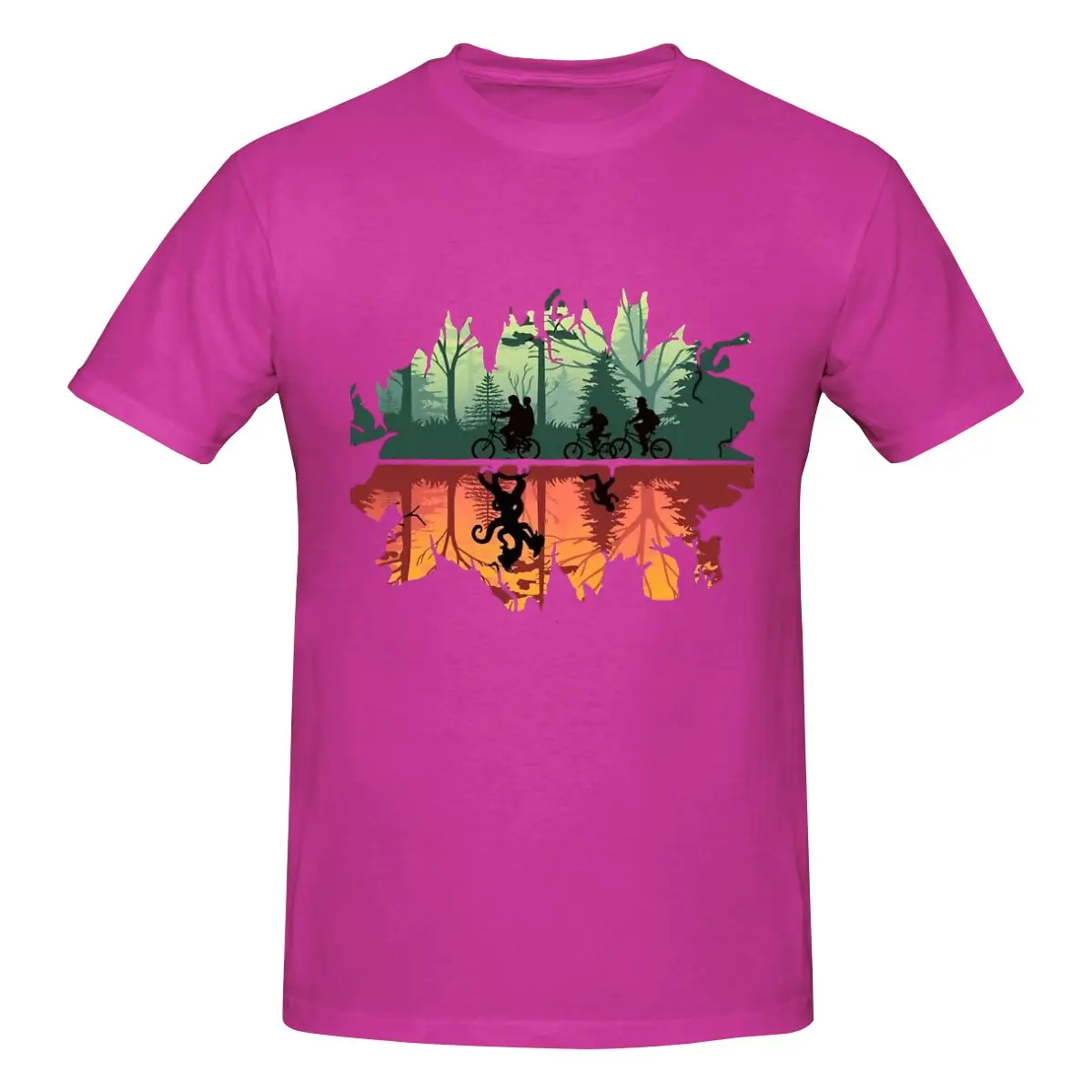 thumbnail image 1 of Stranger-Things The Upside Down Luxury T Shirts for Men Summer Print Shirt Cotton High Quality Clothing Streetwear S-6XL, 1 of 5