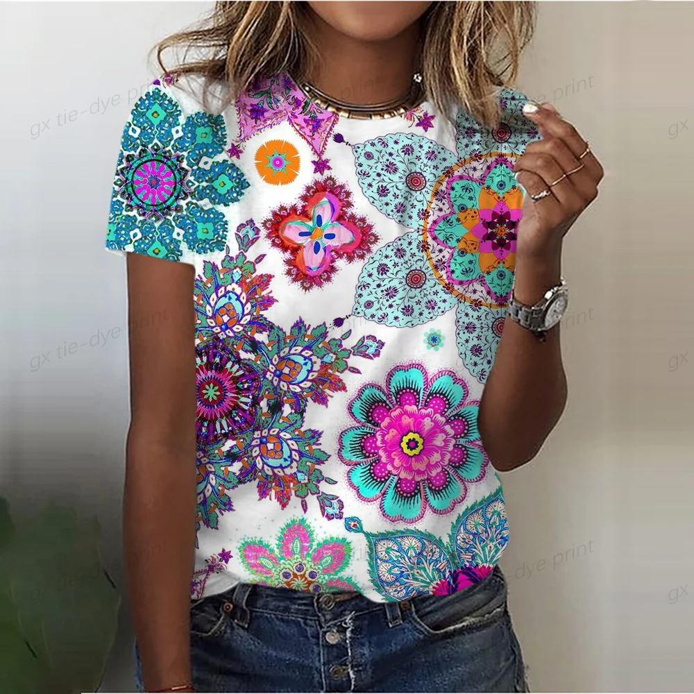 Bohemian Graphic Oversized Shirt main image 0