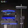 Led Digital Bathroom Shower System Faucet Wall Mounted Waterfall Bathroom Faucets Rain Shower Head Piano Digital Shower Set 1