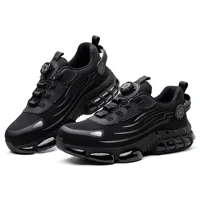 Chaussures de sécurité de protection à bout en acier indestructible, antidérapantes, résistantes à l'abrasion, chaussures de travail pour hommes, baskets résistantes et confortables ﻿ 5