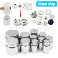 20L-60L Fabric Covered Button Mold Press Die Convenient Mould Tool Assembly For Round Bread Shape Button Fabric Accessories DIY 1
