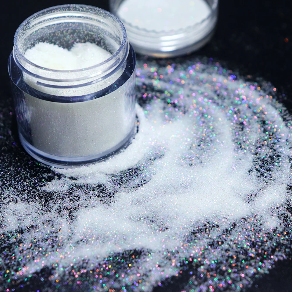 

10ml Resin Filling White Snow Sugar Effect Glitter Powder Epoxy Resin Filler Shinning Sand DIY Glitter Crafts Resin Mold Filler
