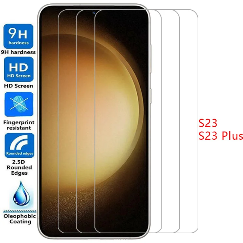 Pellicola Salvaschermo Per Samsung Galaxy S23 Plus 5G Vetro Temperato Protettivo Su Samsungs23 S 23 23 S S23Plus Pellicola Per Telefono Glas Samsun