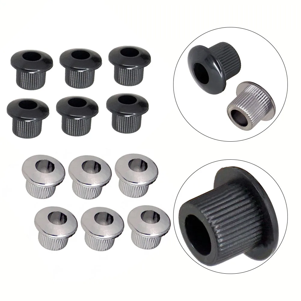 1 Set 10 MM Reduzierstück Buchsen Büsche Aderendhülsen Muttern Für Vintage Gitarre Mechaniken Mechaniken Ersetzen Praktische Teile – Detail 1