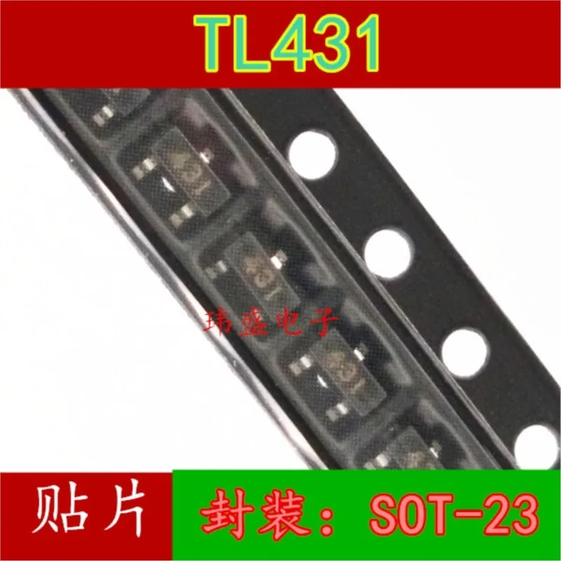 

(10 шт.) Новинка TL431 431 SOT-23 431