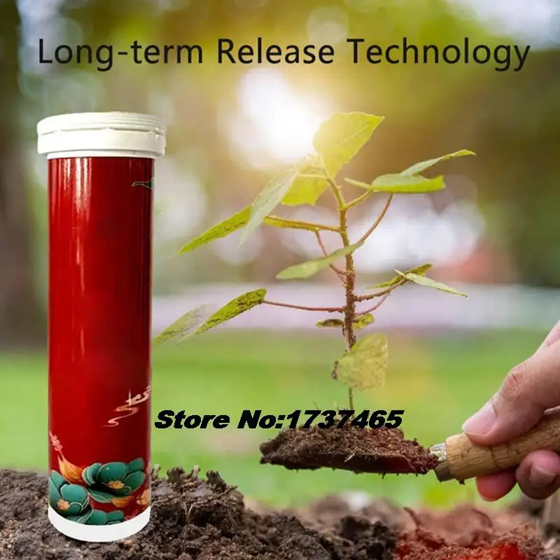 22 tablets/bottle Gardening Universal Slow-Release Tablet Organic Fertilizer Plant Flowers NPK Slow Release Agent organic fertilizer