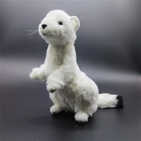 Ferret High Fidelity Cute Mink Stoat Plush Toys Lifelike Animals Simulation Stuffed Doll Toy Gifts For Kids 1