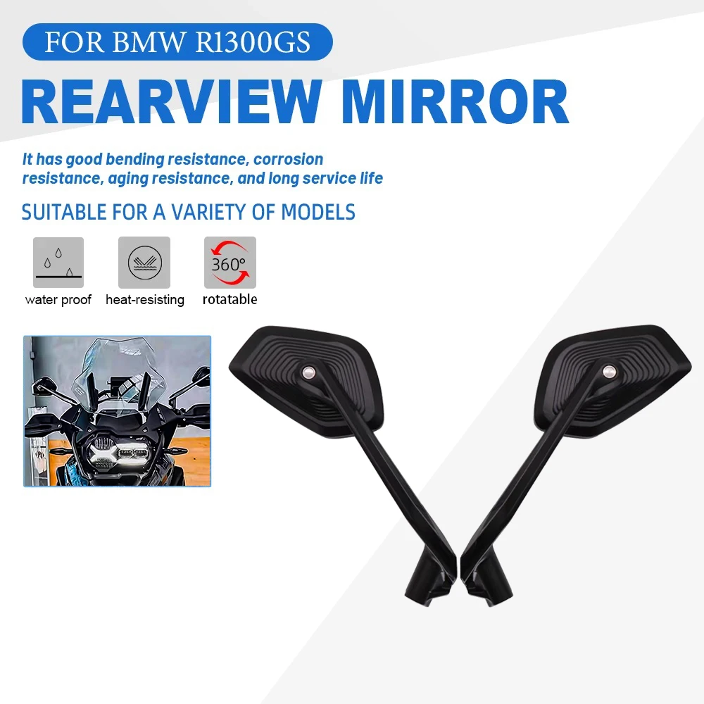 

Universal Motorcycle Side Rearview For BMW R1300GS S1000XR R1250R/RS R1200GS G310R F750GS F850GS Aluminum Adjustable Mirror