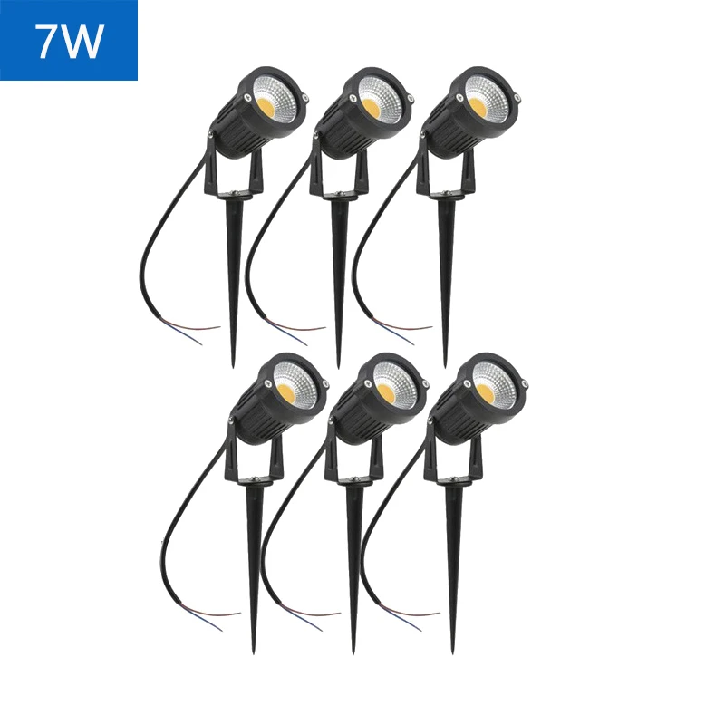 Description Picture 4 of itemAluminium LED Garden Lights Outdoor IP65 Waterprof 7W 10W Lawn Lamp 24V12V220V110V Landscape Spike Bulb Garden Path Spotlights