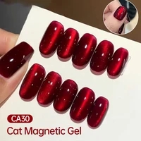 UR SUGAR 15ml Red Pink Cat Magnetic Gel Nail Polish Semi Permanent Soak Off UV LED Painting Vanrish For Manicure DIY Design 2