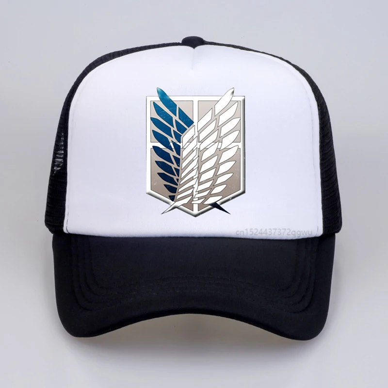 

Anime Attack on Titan Baseball hat Printed Cotton Dad Hat outdoor mesh Snapback caps