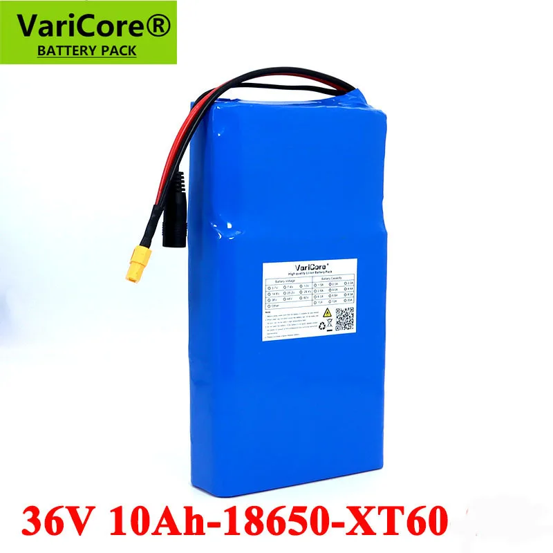 Литиевый аккумулятор VariCore для электровелосипеда 36 В 10 А · ч 18650 10000 мА 20 BMS