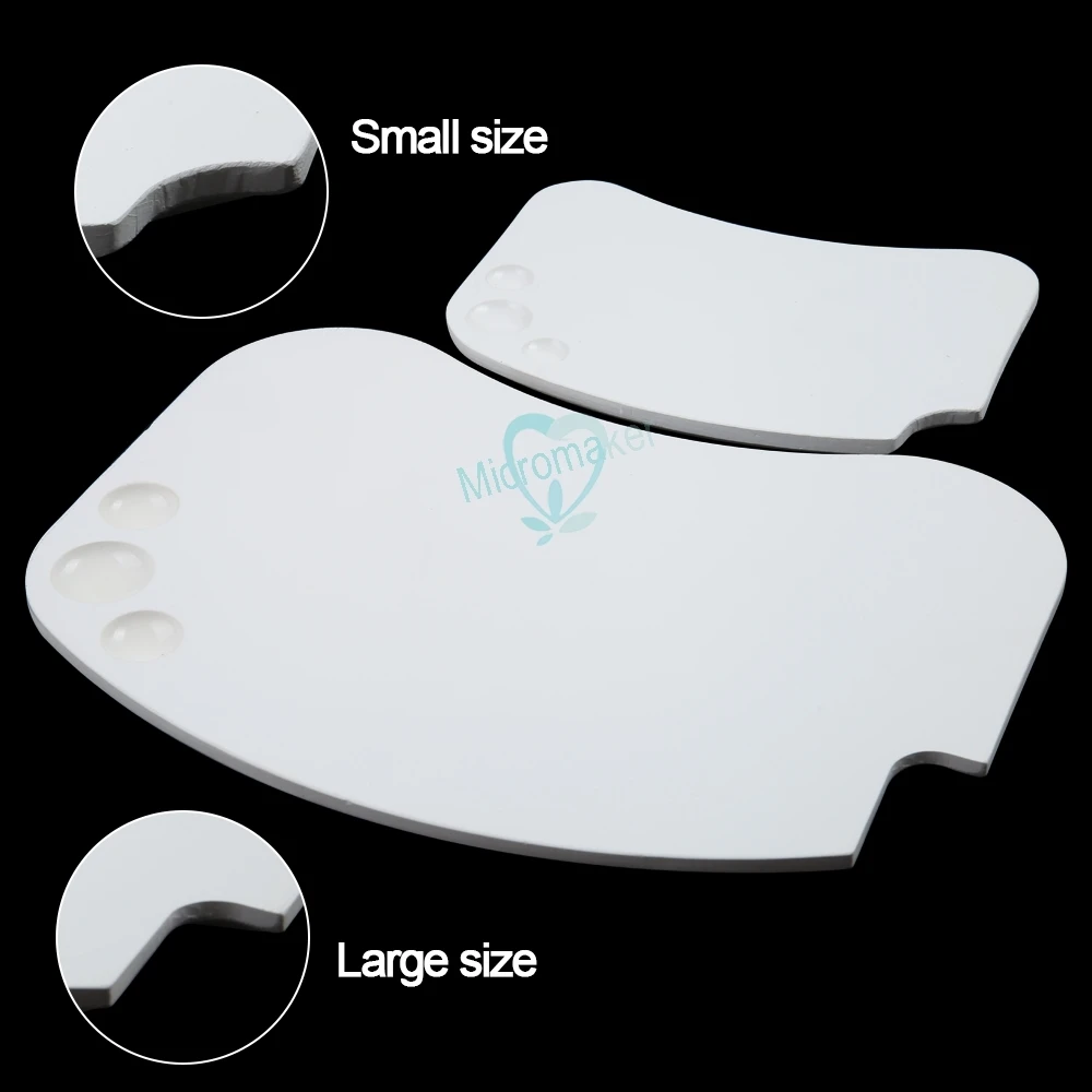 

1pcs Dental Laboratory Porcelain Watering plate and Thermal Insulation Moisturizing Porcelain Plate Palette with Tooth Tools