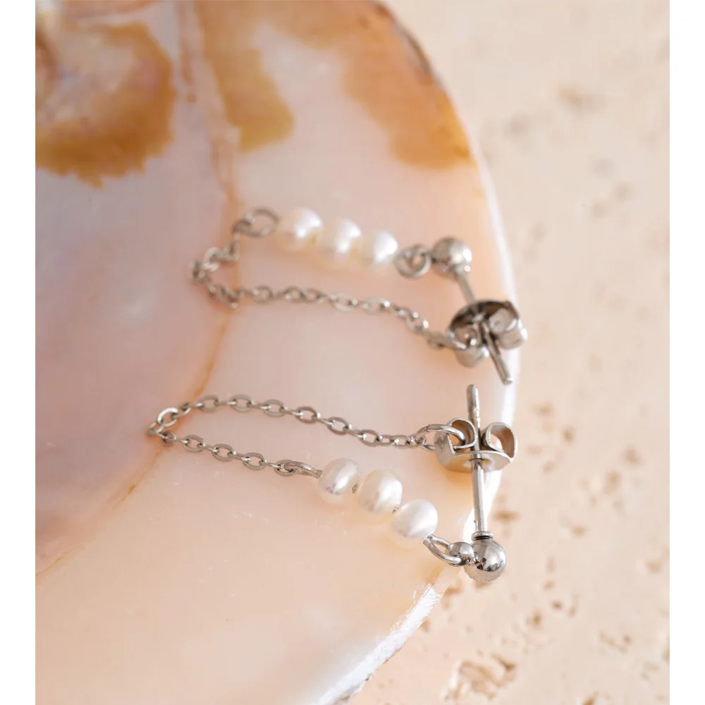 Yhpup Stainless Steel Dangle Earrings for Women