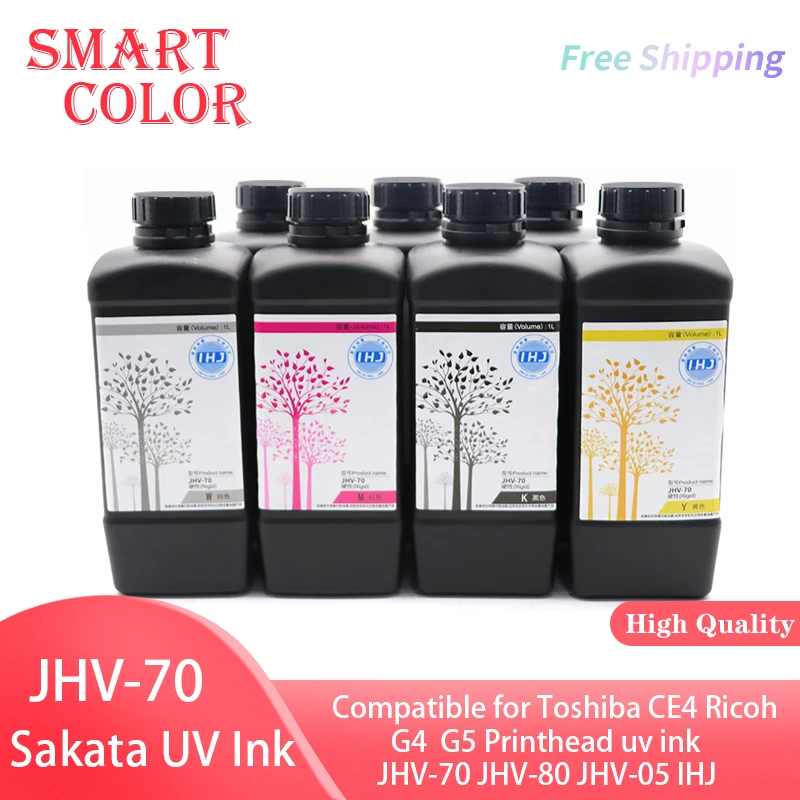 

1000ML compatible for Sakata UV Ink for Toshiba CE4 G4 G5 Seiko Toshiba Konica 1024 Printhead uv ink JHV-70 JHV-80 JHV-05 IHJ