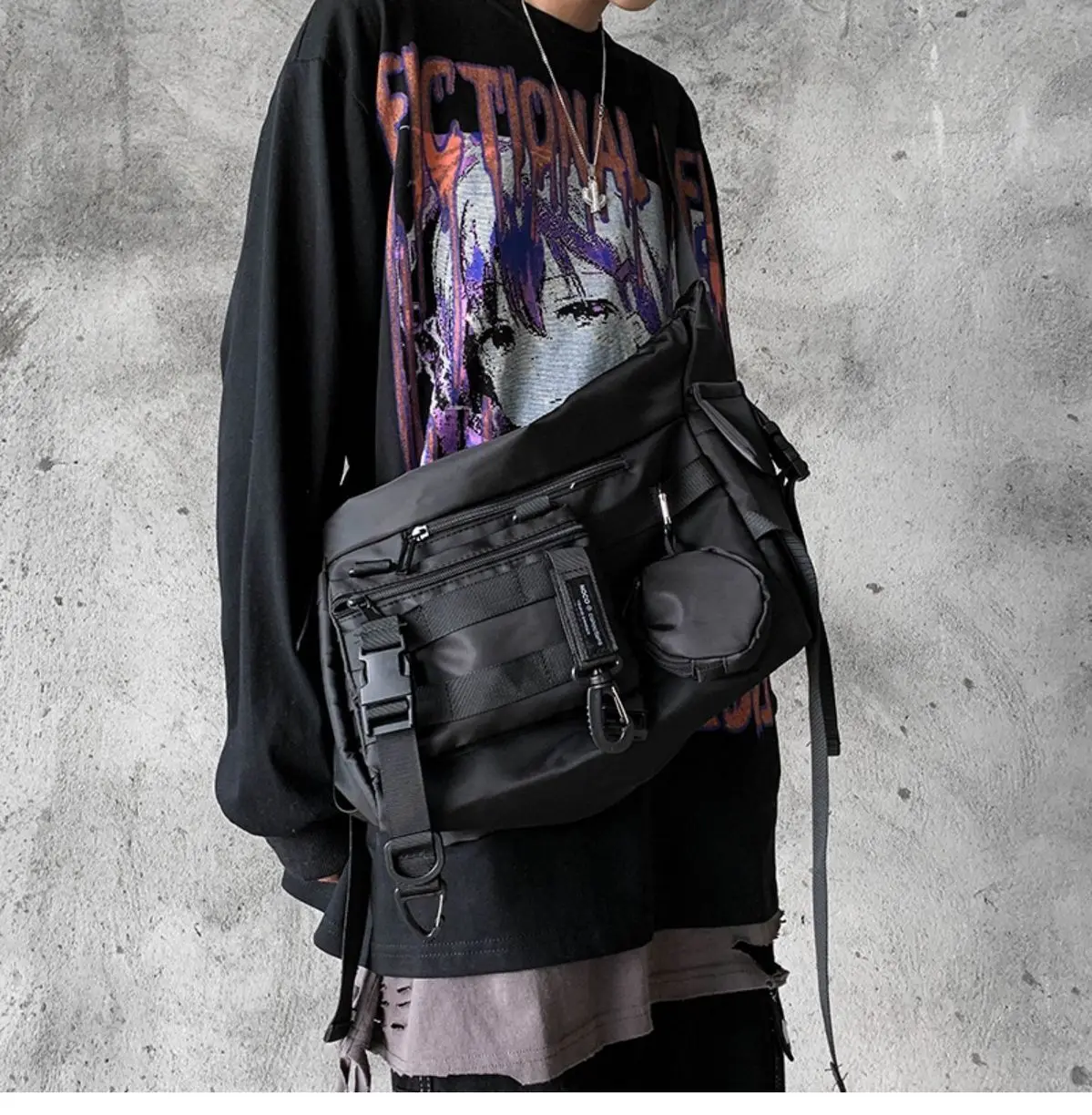 ☆PIECEMAKER☆EX NYLON SLING BAG 男女兼用 韓国発 大人気 MUSINSA | PIECEMAKER EX NYLON SLING BAG (BLACK)