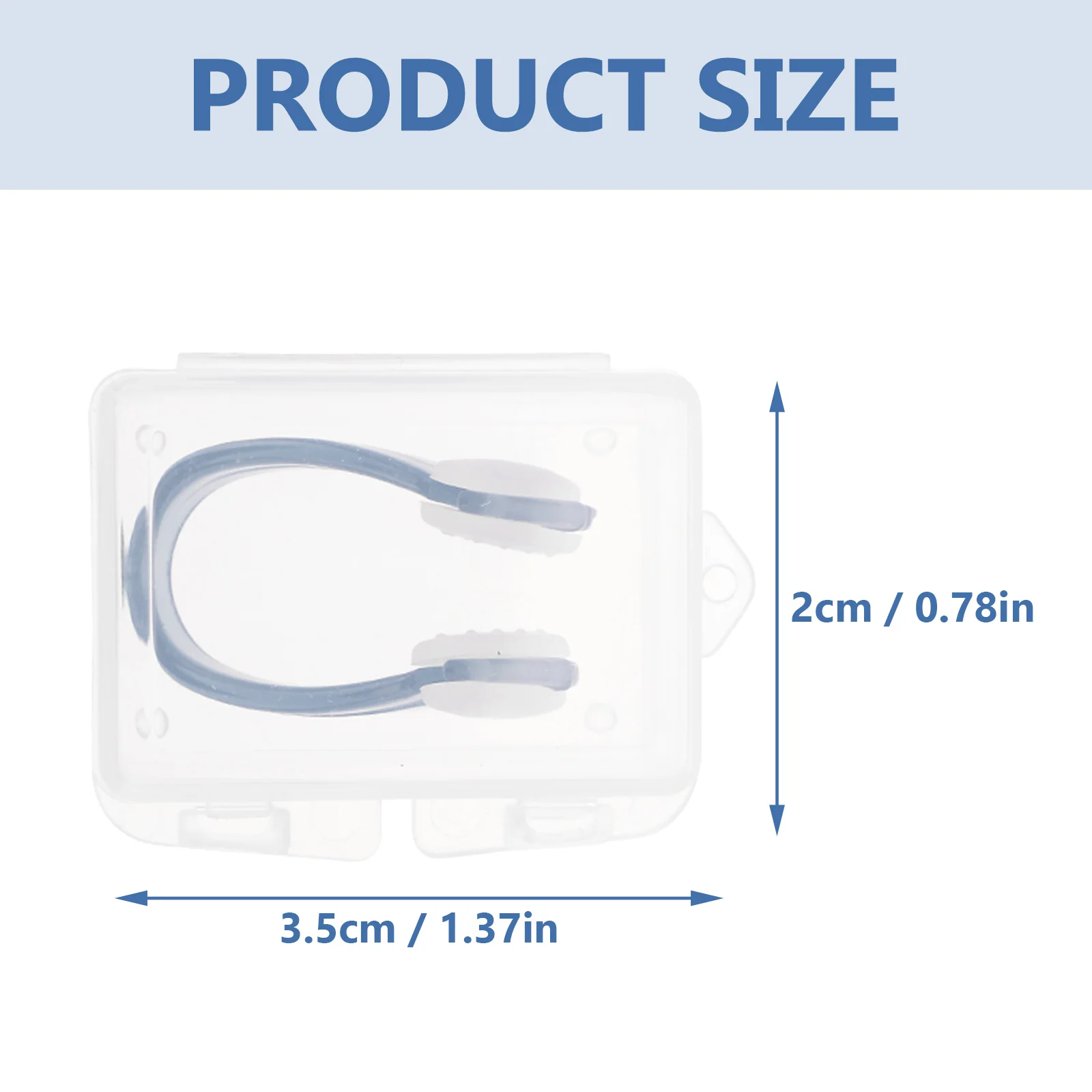 5 Boxes of Professional Nose Clips Wear-resistant Swimming Plugs Convenient Nose Clamps Swimmer Accessory 4