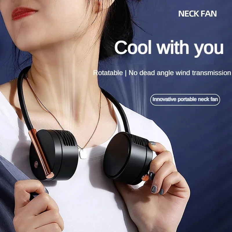 

Портативный мини-вентилятор с подвесной шеей и USB-портом