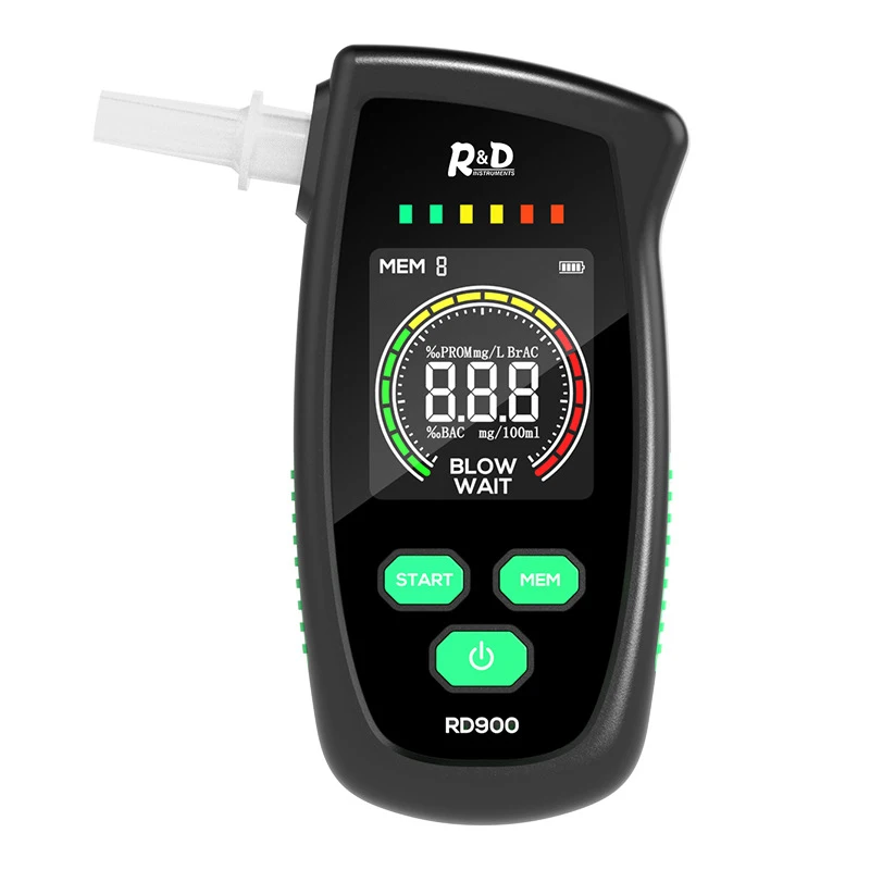 Alcohol Tester 1 PC Alcohol Tester High Sensitivity Quick Investigation of Drunk Driving Convenient Alcohol Detector Blowing Type alcohol tester