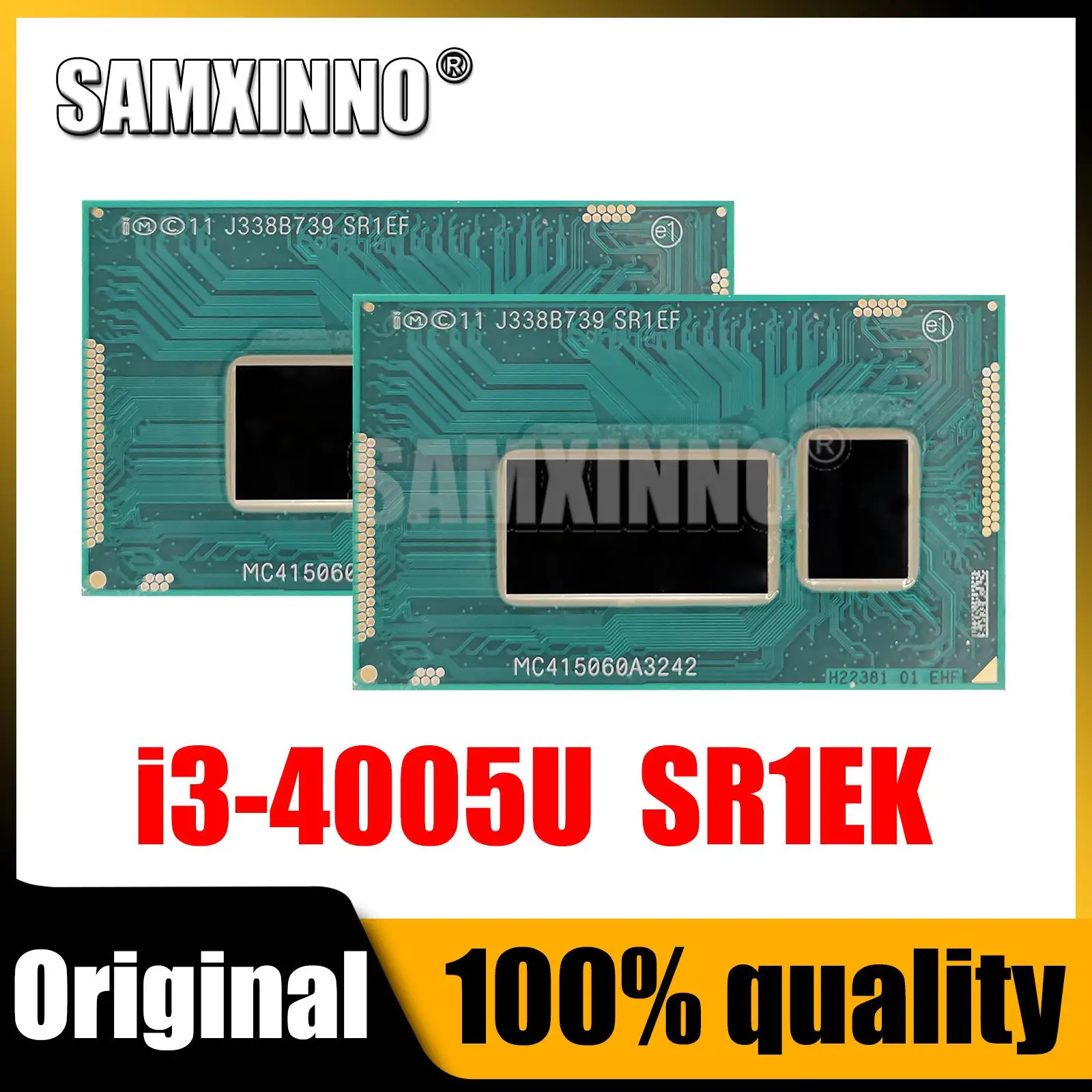 

100% New i3-4005U SR1EK i3 4005U BGA Chipset