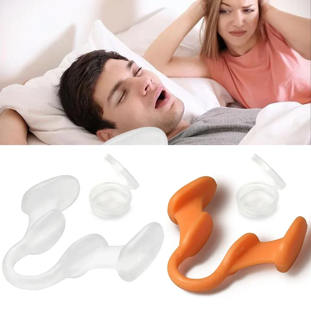 Stop Snoring Nose Clip 1Pc Silicone Anti Snoring Nasal Dilator Aid Easy Breathe Improve Sleeping Rhinitis