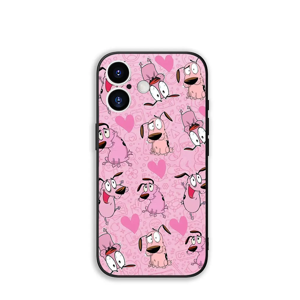 Anime Courageous Dog Protective Phone Case