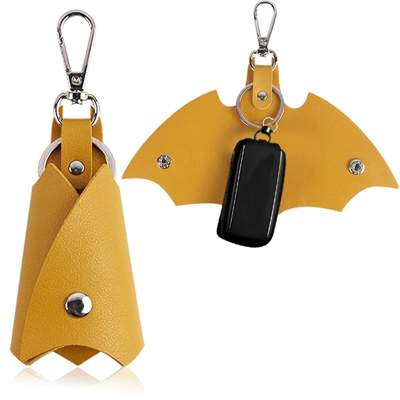 Móda legrační letouni pu kůže keychains pro ženy muži auto keyrings  ochranný držák proti ztracení pás šifrovací klíč brašna příslušenství dar