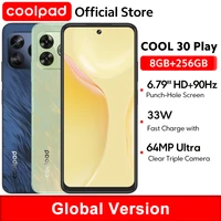 coolpad COOL 30 Play Smartphone NFC 6.79" HD+ 90Hz Punch-Hole Screen 64MP Triple Camera Helio G99 Processor 33W 5000mAh Battery 1