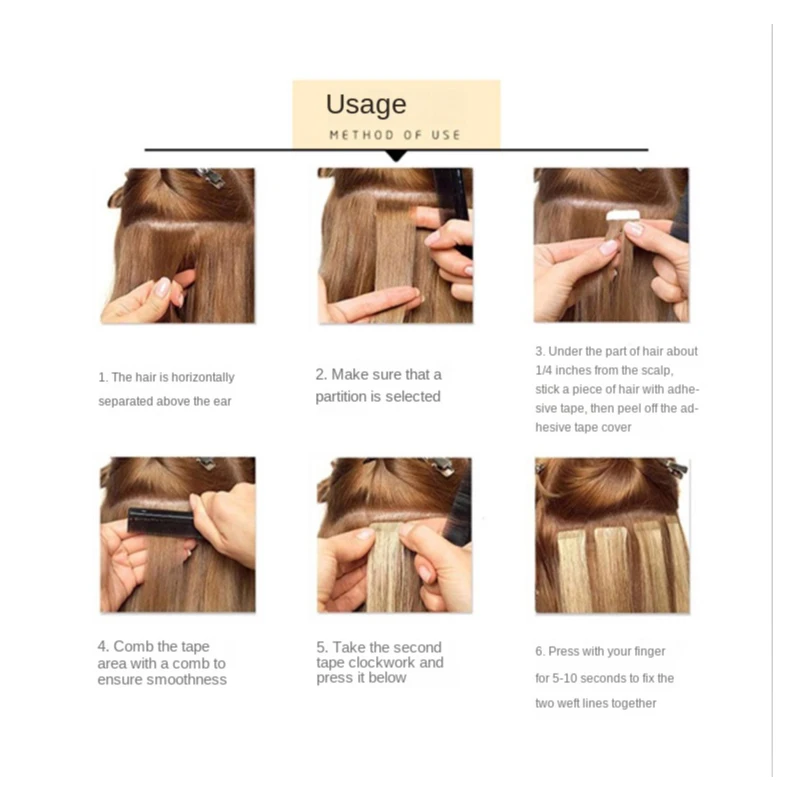 20Pcs Injection Skin Hair Extensions Tape In Human Hair Pieces Pre Bonded Capsules Microlink Capsules Natural Straight