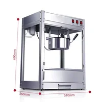 Automatic popcorn machine commercial spherical butterfly shape electric new corn flower machine corn flower popping machine 1