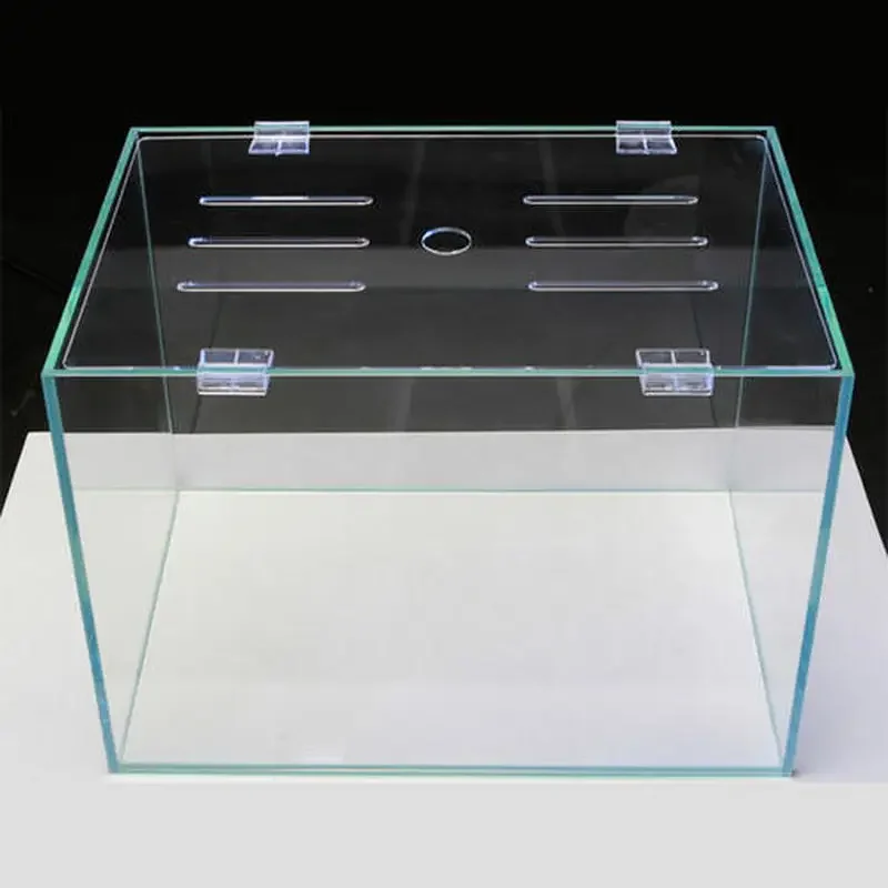 Fish Tank Lid Bracket 4 Pcs Set 6-12mm Acrylic Fish Tank Lid Cover Support Holder Bracket Clip Aquarium Top Cover Bracket Aquarium Cap Support Rack