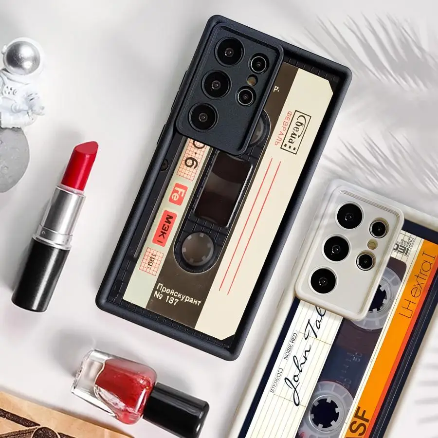 Retro Art Cassette Soft Shell Phone Case