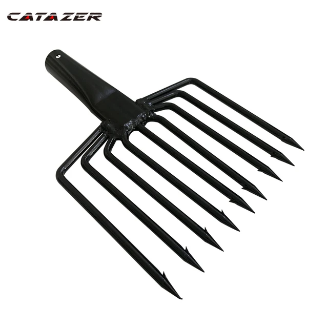 Stainless steel Fishing Spear 9 Prong Spearhead Fork Harpoon Tip with Barbs  Diving Spear Gun Head Fishing Tools - AliExpress