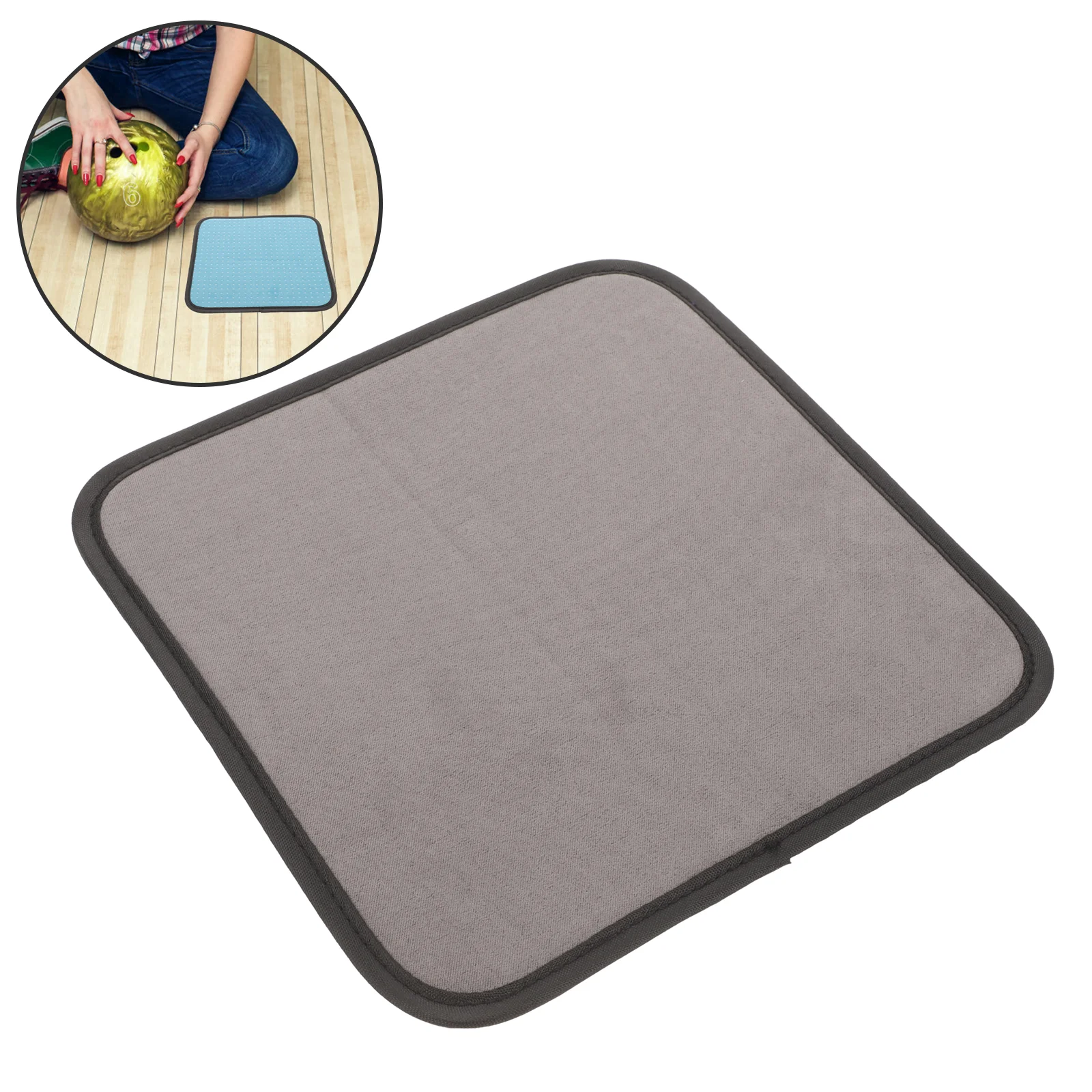 Bowling Cleaning Cloth Towel Cushion Pad Detergent Polishing Multi-use Portable Reusable Ball Cleaner