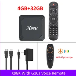 8K Streaming Media Player with Dual WiFi and Bluetooth 5.0 - AU Plug (4GB 32GB G10s)
